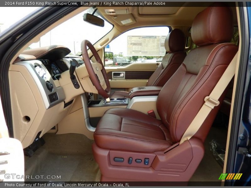  2014 F150 King Ranch SuperCrew King Ranch Chaparral/Pale Adobe Interior