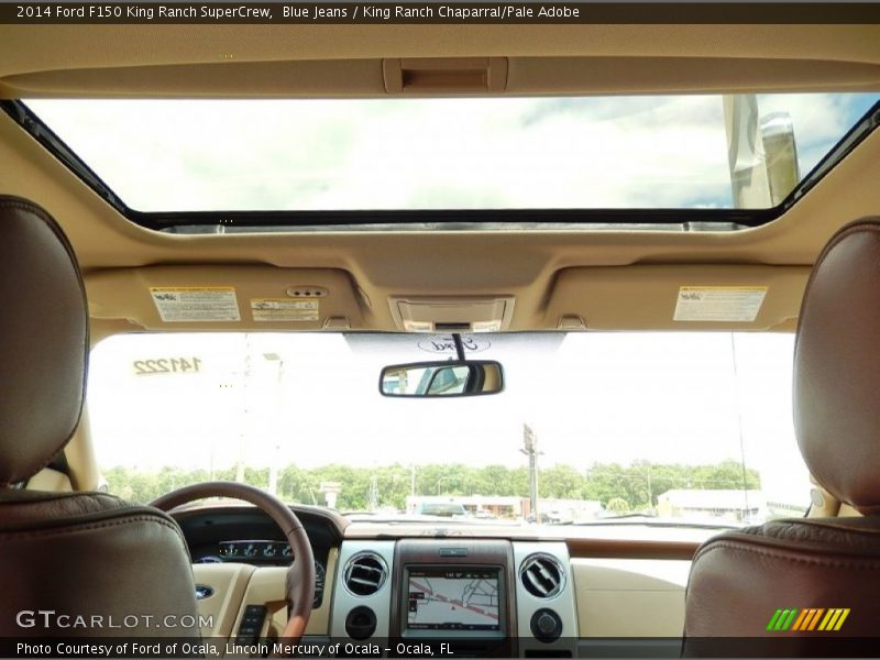Blue Jeans / King Ranch Chaparral/Pale Adobe 2014 Ford F150 King Ranch SuperCrew