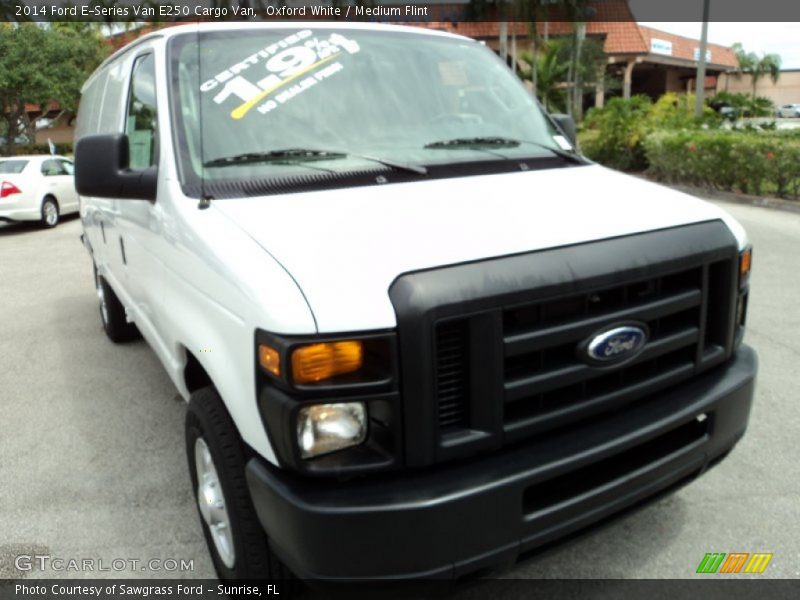 Oxford White / Medium Flint 2014 Ford E-Series Van E250 Cargo Van