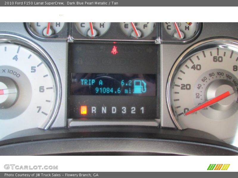 Dark Blue Pearl Metallic / Tan 2010 Ford F150 Lariat SuperCrew
