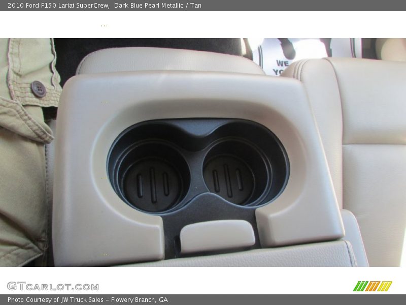 Dark Blue Pearl Metallic / Tan 2010 Ford F150 Lariat SuperCrew