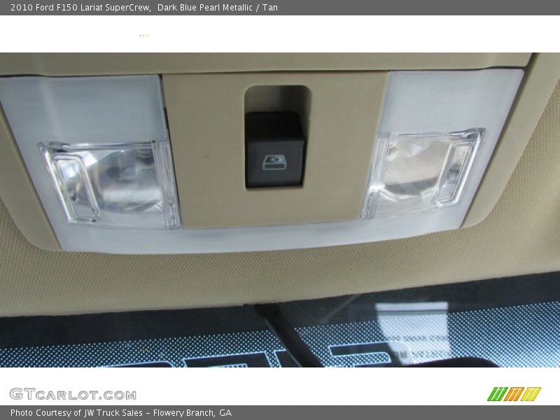 Dark Blue Pearl Metallic / Tan 2010 Ford F150 Lariat SuperCrew
