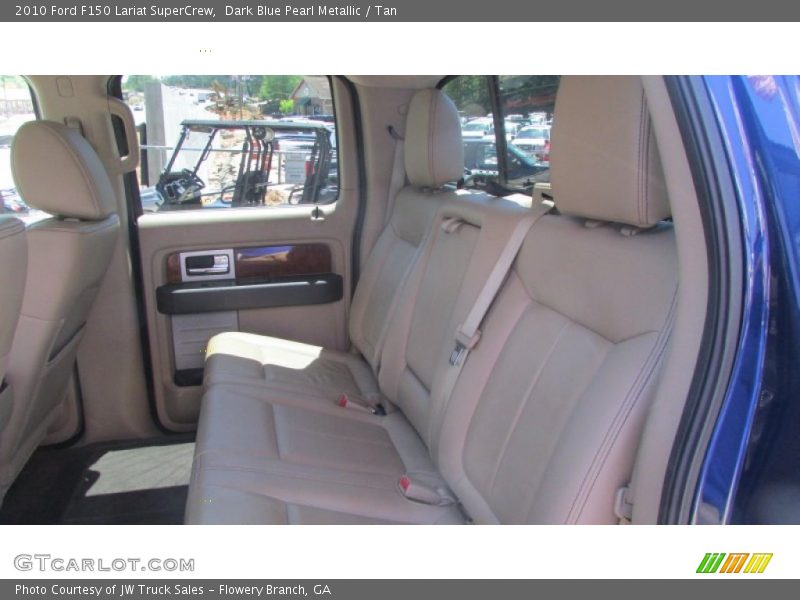 Dark Blue Pearl Metallic / Tan 2010 Ford F150 Lariat SuperCrew