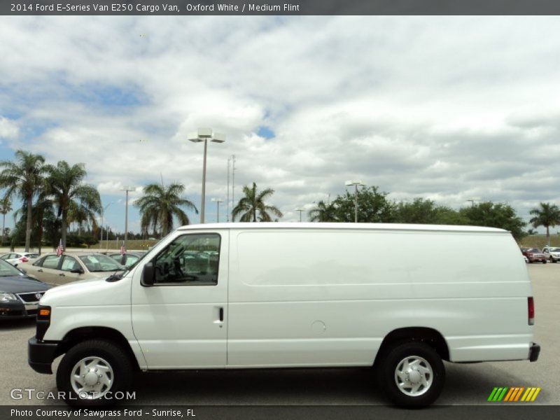 Oxford White / Medium Flint 2014 Ford E-Series Van E250 Cargo Van