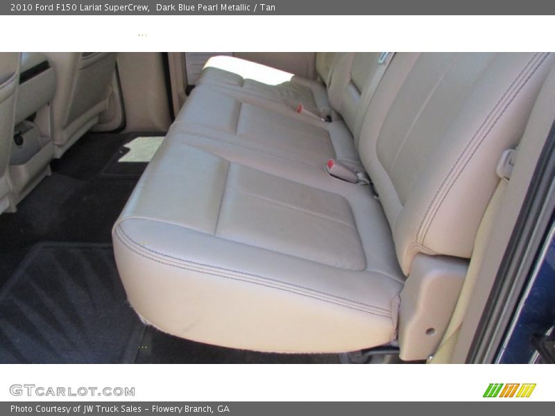 Dark Blue Pearl Metallic / Tan 2010 Ford F150 Lariat SuperCrew