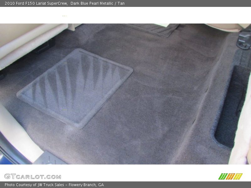Dark Blue Pearl Metallic / Tan 2010 Ford F150 Lariat SuperCrew