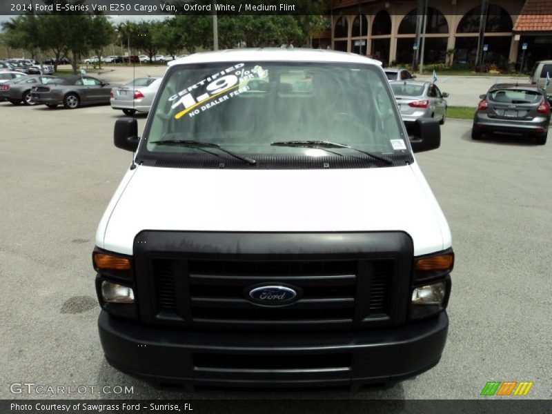 Oxford White / Medium Flint 2014 Ford E-Series Van E250 Cargo Van