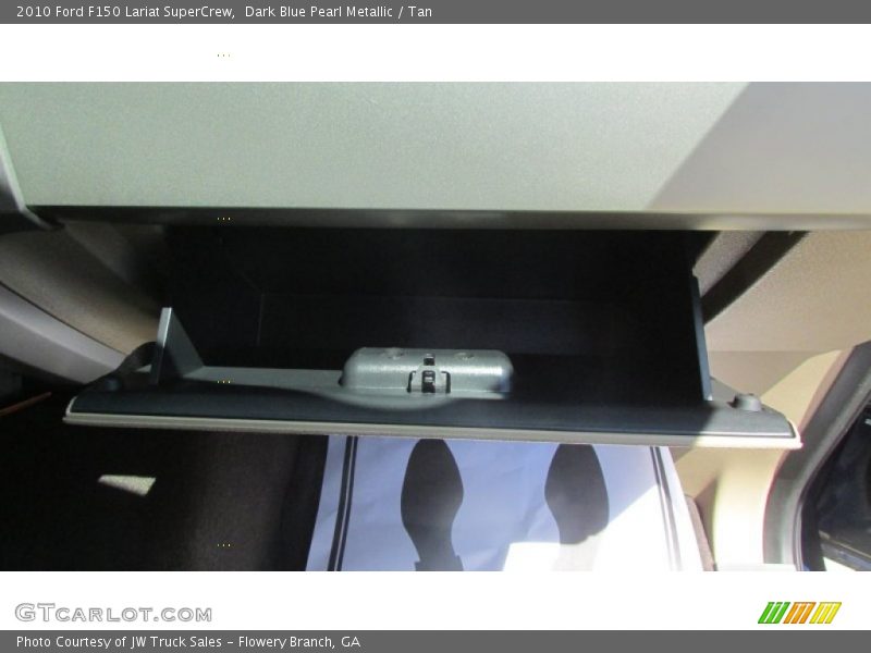 Dark Blue Pearl Metallic / Tan 2010 Ford F150 Lariat SuperCrew