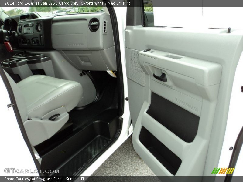 Oxford White / Medium Flint 2014 Ford E-Series Van E250 Cargo Van