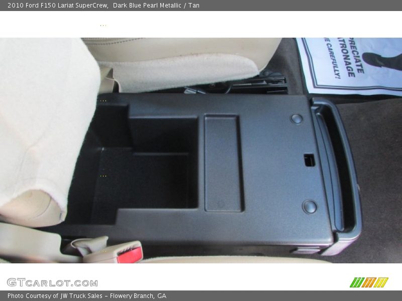 Dark Blue Pearl Metallic / Tan 2010 Ford F150 Lariat SuperCrew