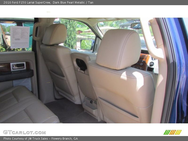 Dark Blue Pearl Metallic / Tan 2010 Ford F150 Lariat SuperCrew