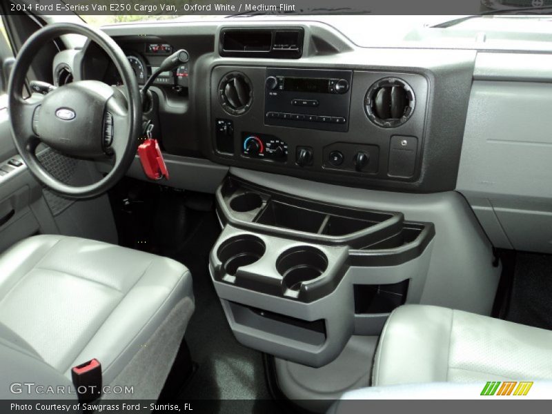 Oxford White / Medium Flint 2014 Ford E-Series Van E250 Cargo Van