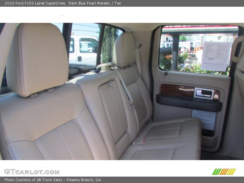Dark Blue Pearl Metallic / Tan 2010 Ford F150 Lariat SuperCrew