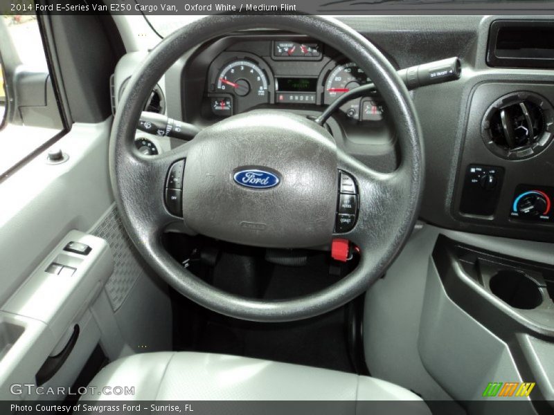 Oxford White / Medium Flint 2014 Ford E-Series Van E250 Cargo Van