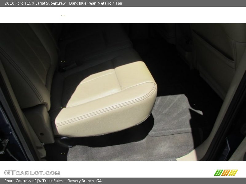 Dark Blue Pearl Metallic / Tan 2010 Ford F150 Lariat SuperCrew