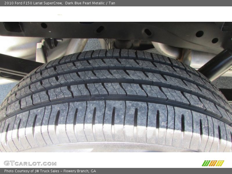 Dark Blue Pearl Metallic / Tan 2010 Ford F150 Lariat SuperCrew