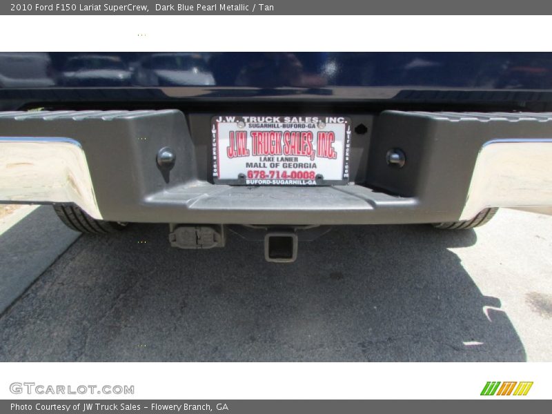 Dark Blue Pearl Metallic / Tan 2010 Ford F150 Lariat SuperCrew