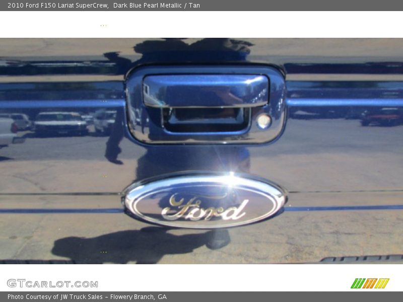 Dark Blue Pearl Metallic / Tan 2010 Ford F150 Lariat SuperCrew