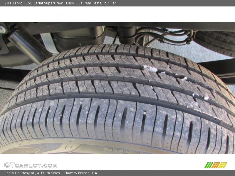 Dark Blue Pearl Metallic / Tan 2010 Ford F150 Lariat SuperCrew