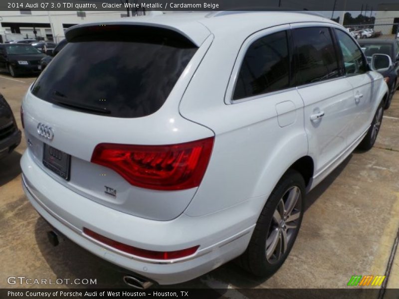 Glacier White Metallic / Cardamom Beige 2014 Audi Q7 3.0 TDI quattro