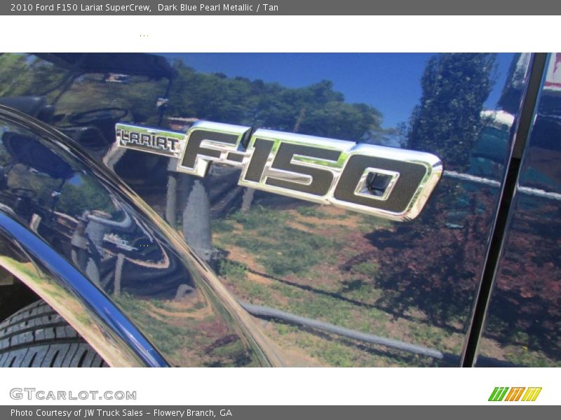 Dark Blue Pearl Metallic / Tan 2010 Ford F150 Lariat SuperCrew