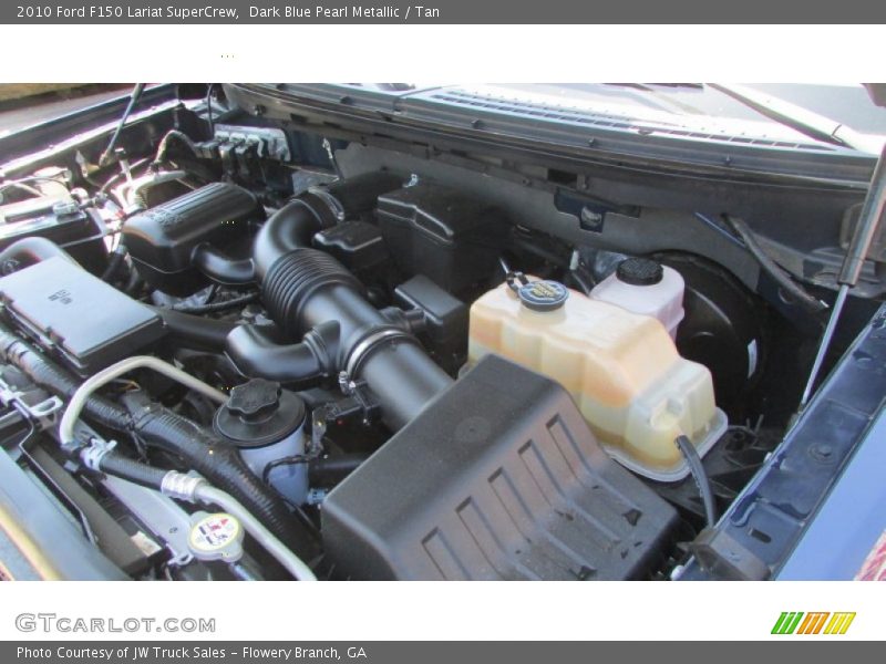 Dark Blue Pearl Metallic / Tan 2010 Ford F150 Lariat SuperCrew