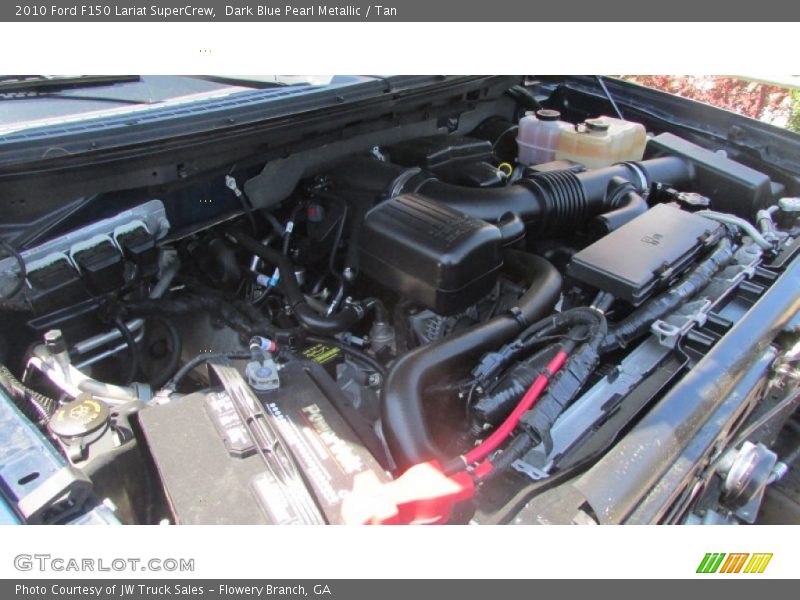Dark Blue Pearl Metallic / Tan 2010 Ford F150 Lariat SuperCrew