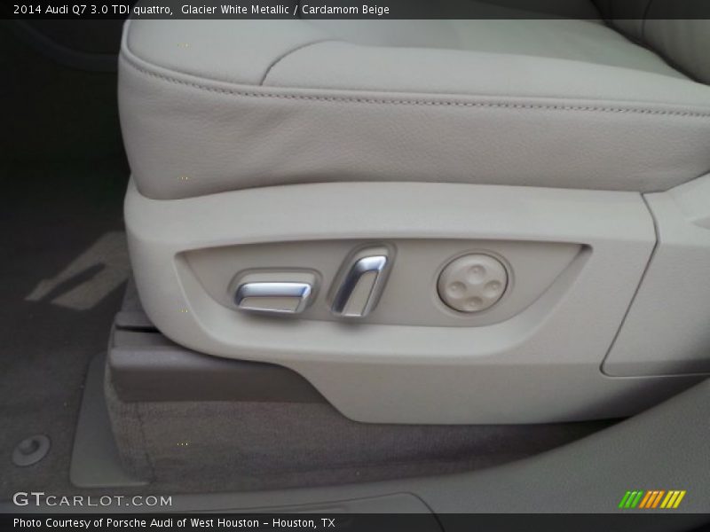 Glacier White Metallic / Cardamom Beige 2014 Audi Q7 3.0 TDI quattro