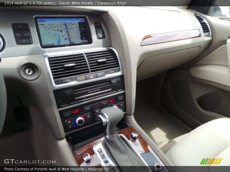 Glacier White Metallic / Cardamom Beige 2014 Audi Q7 3.0 TDI quattro