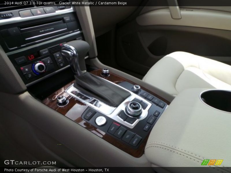 Glacier White Metallic / Cardamom Beige 2014 Audi Q7 3.0 TDI quattro