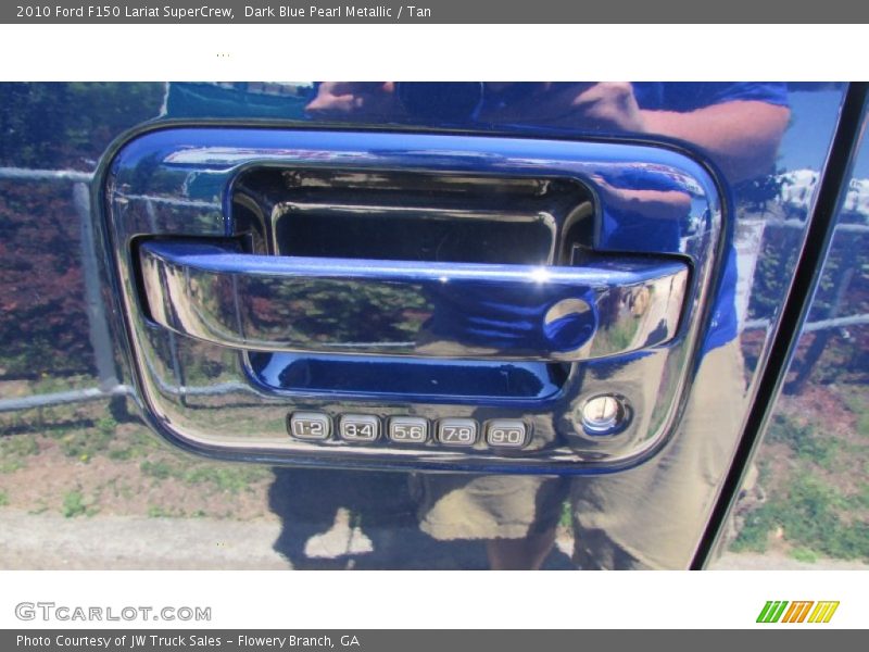 Dark Blue Pearl Metallic / Tan 2010 Ford F150 Lariat SuperCrew