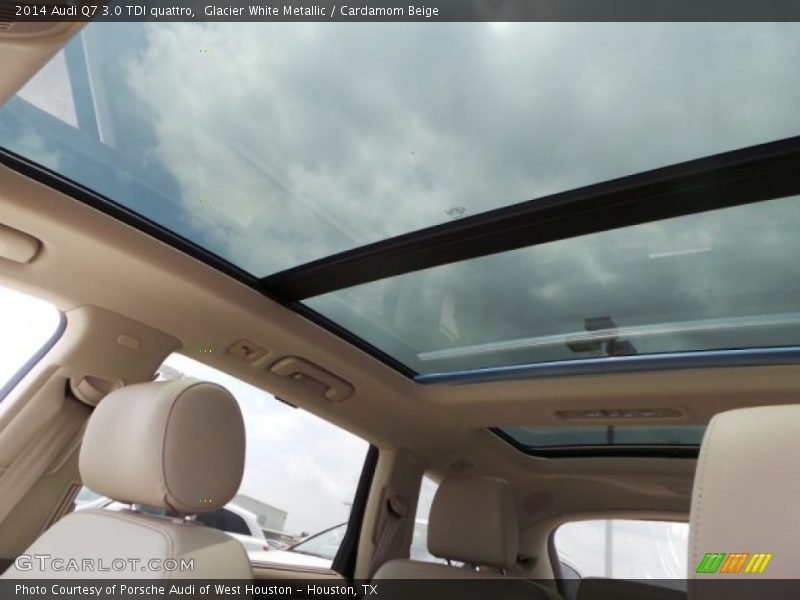 Glacier White Metallic / Cardamom Beige 2014 Audi Q7 3.0 TDI quattro