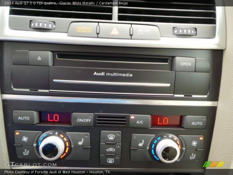 Glacier White Metallic / Cardamom Beige 2014 Audi Q7 3.0 TDI quattro