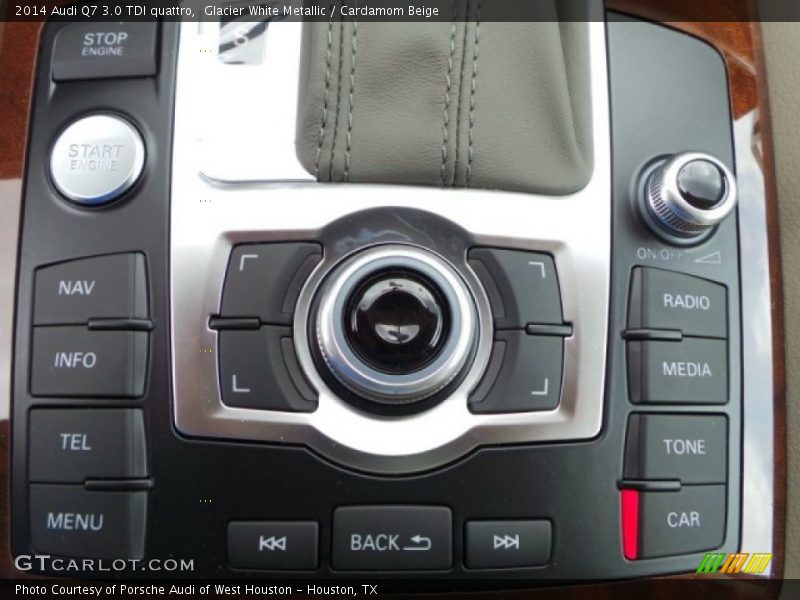 Glacier White Metallic / Cardamom Beige 2014 Audi Q7 3.0 TDI quattro