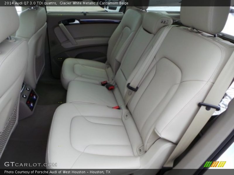 Glacier White Metallic / Cardamom Beige 2014 Audi Q7 3.0 TDI quattro
