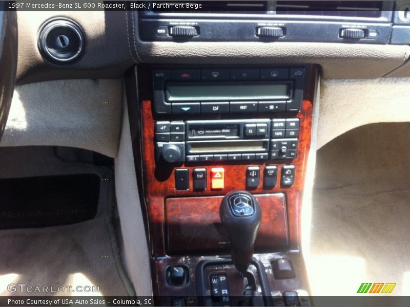 Black / Parchment Beige 1997 Mercedes-Benz SL 600 Roadster