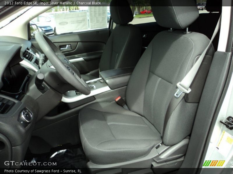 Ingot Silver Metallic / Charcoal Black 2012 Ford Edge SE