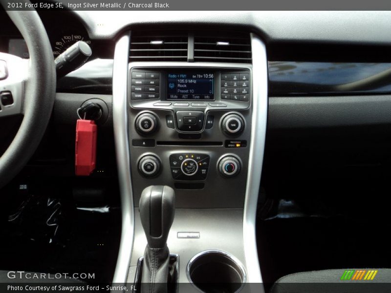 Ingot Silver Metallic / Charcoal Black 2012 Ford Edge SE