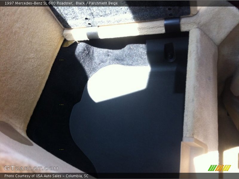 Black / Parchment Beige 1997 Mercedes-Benz SL 600 Roadster