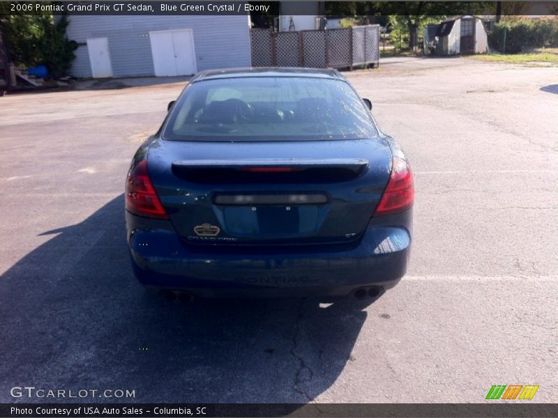 Blue Green Crystal / Ebony 2006 Pontiac Grand Prix GT Sedan