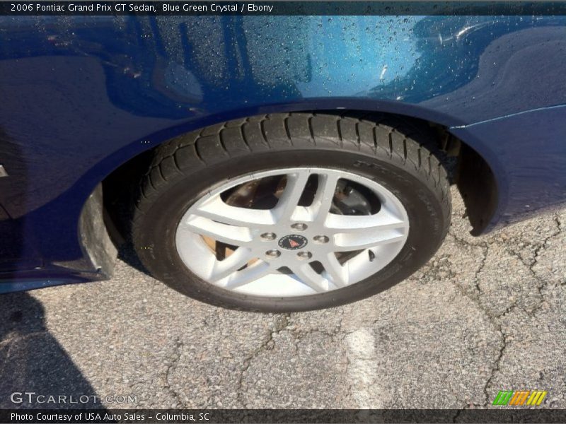 Blue Green Crystal / Ebony 2006 Pontiac Grand Prix GT Sedan