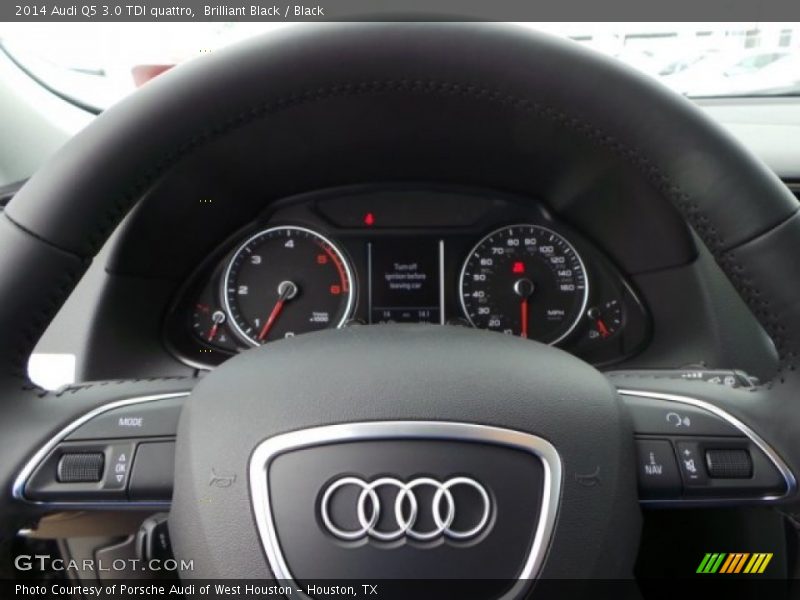 Brilliant Black / Black 2014 Audi Q5 3.0 TDI quattro