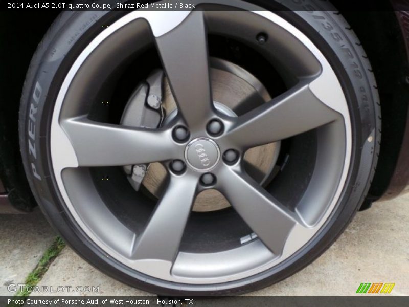 Shiraz Red Metallic / Black 2014 Audi A5 2.0T quattro Coupe