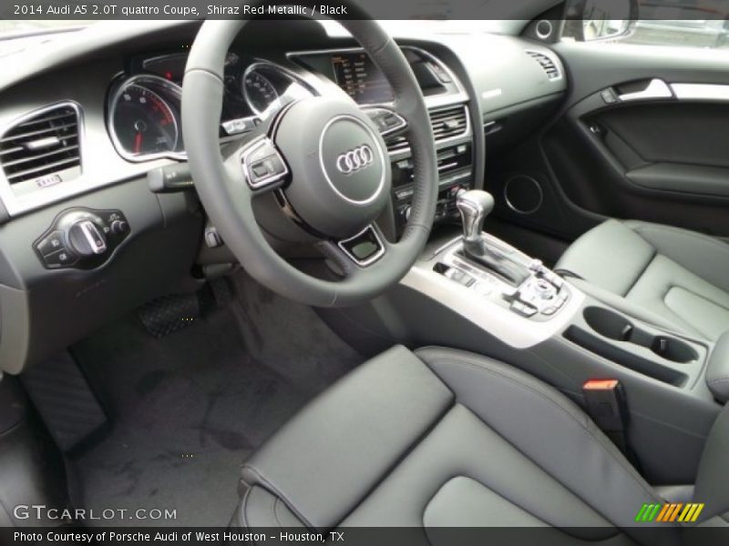 Shiraz Red Metallic / Black 2014 Audi A5 2.0T quattro Coupe