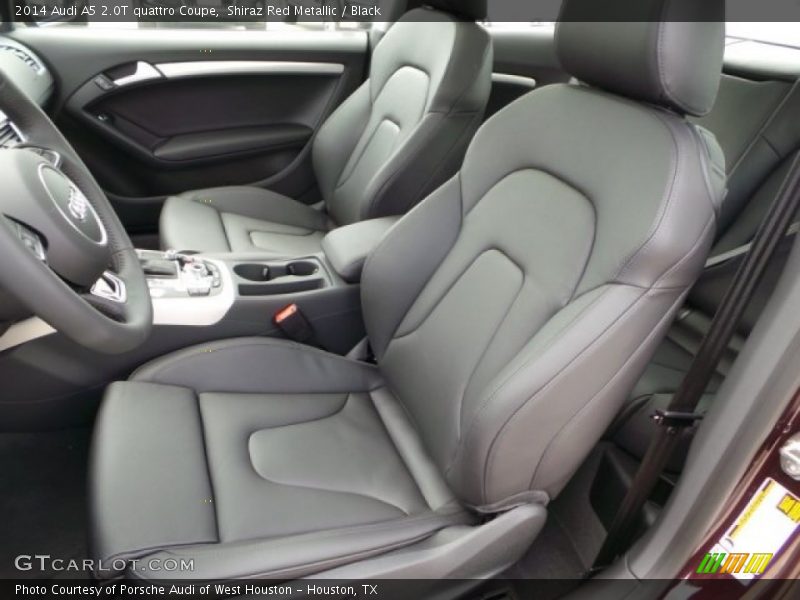 Shiraz Red Metallic / Black 2014 Audi A5 2.0T quattro Coupe