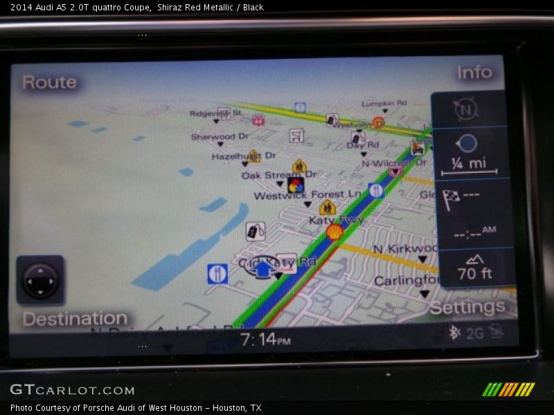 Shiraz Red Metallic / Black 2014 Audi A5 2.0T quattro Coupe