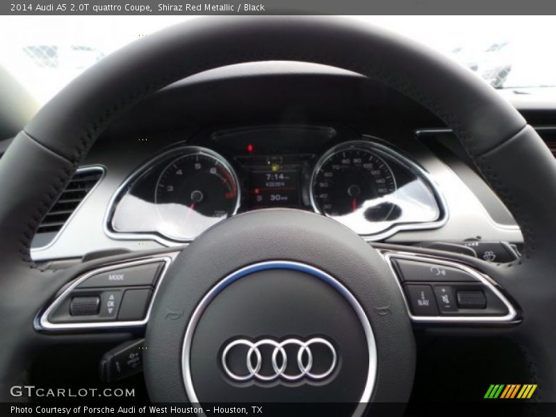 Shiraz Red Metallic / Black 2014 Audi A5 2.0T quattro Coupe