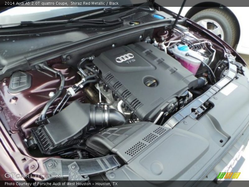 Shiraz Red Metallic / Black 2014 Audi A5 2.0T quattro Coupe
