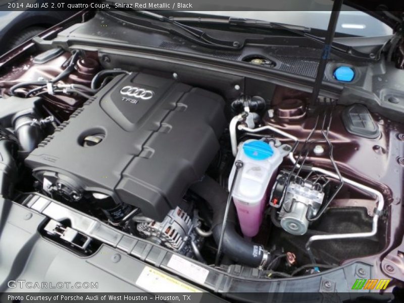 Shiraz Red Metallic / Black 2014 Audi A5 2.0T quattro Coupe
