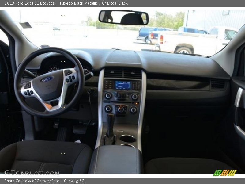Tuxedo Black Metallic / Charcoal Black 2013 Ford Edge SE EcoBoost